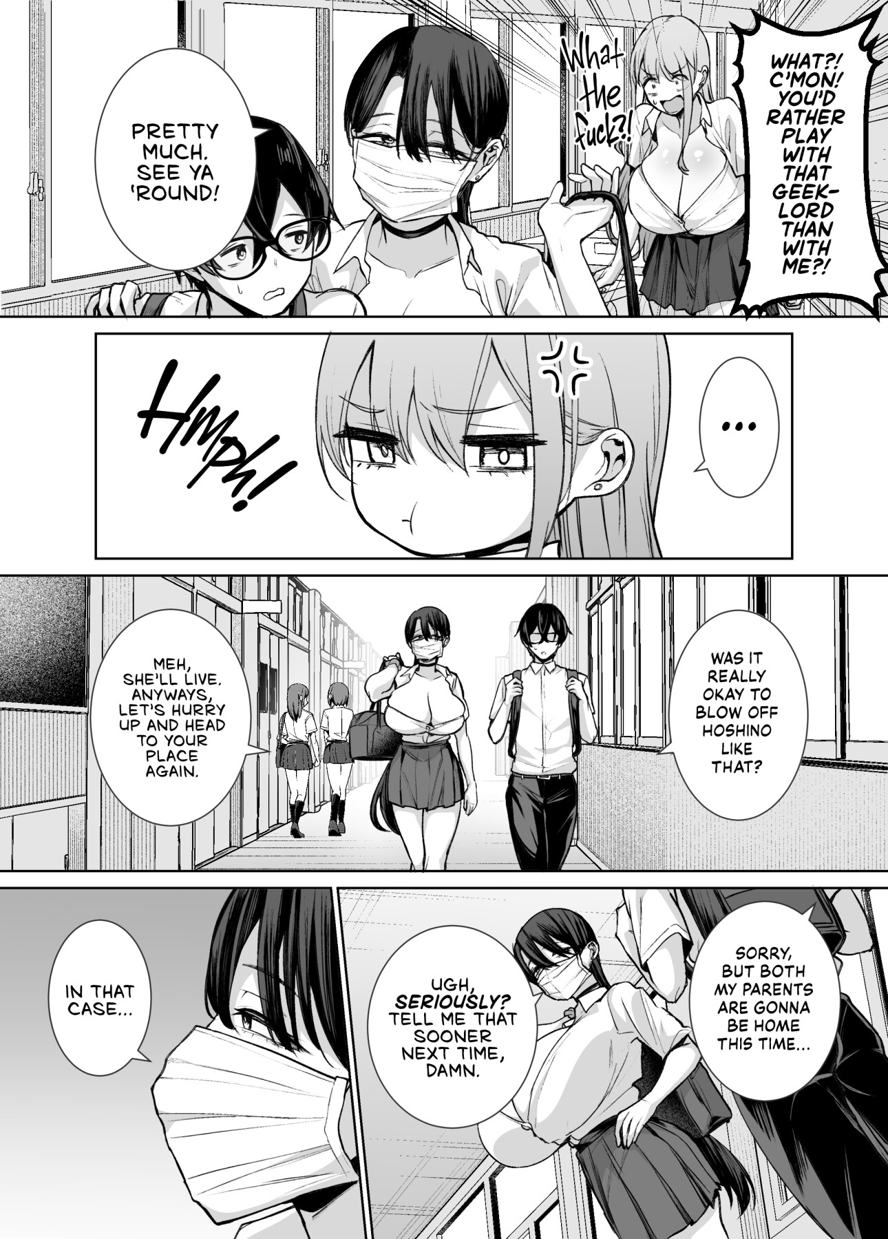Hentai Manga Comic-Kind Gyaru x Nerdy Otaku: This Bitch Even Let a Geek Like Me Creampie Her Slutty Pussy! 2-Read-12